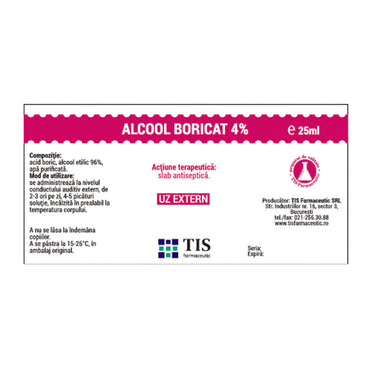 Alcool boricat 4%