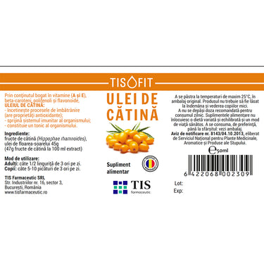 TISOFIT Ulei de catină